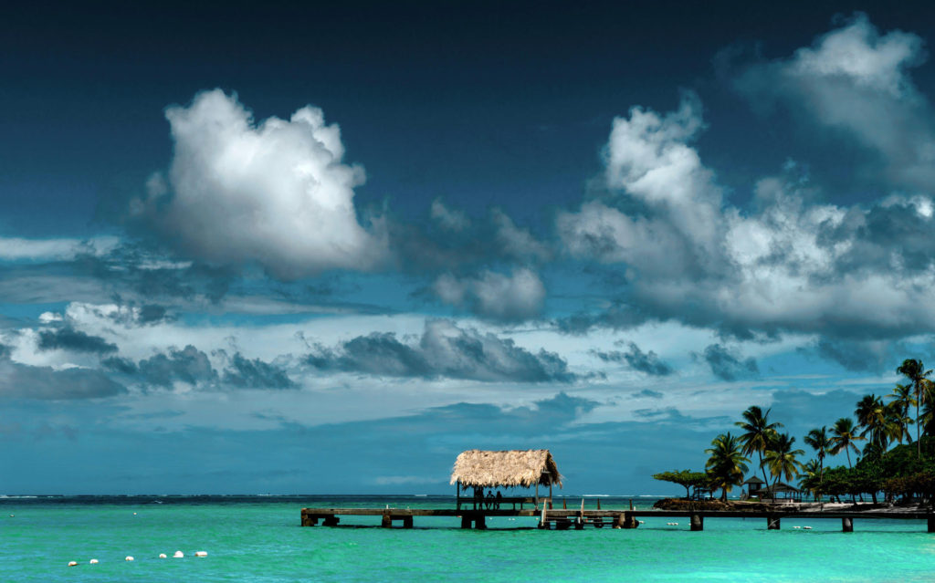 Pigeon Point, Tobago. Photography by Dieter Deventer/Alamy Stock Photo