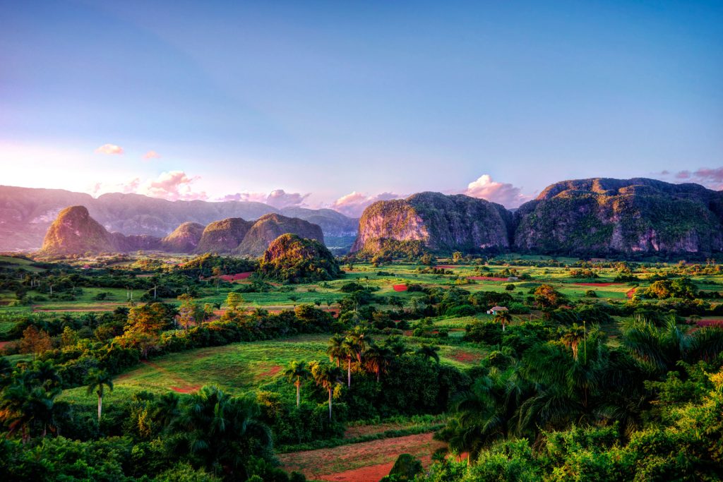 The landscape and mogotes of the Viñales Valley, Cuba. Photo by Lukas Bischoff Photograph/Shutterstock.com