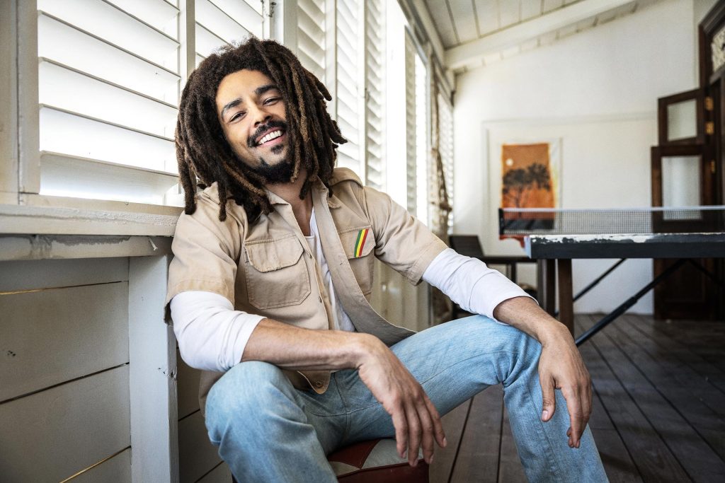 Kingsley Ben-Adir plays the title role in Bob Marley: One Love. Photo courtesy Paramount Pictures