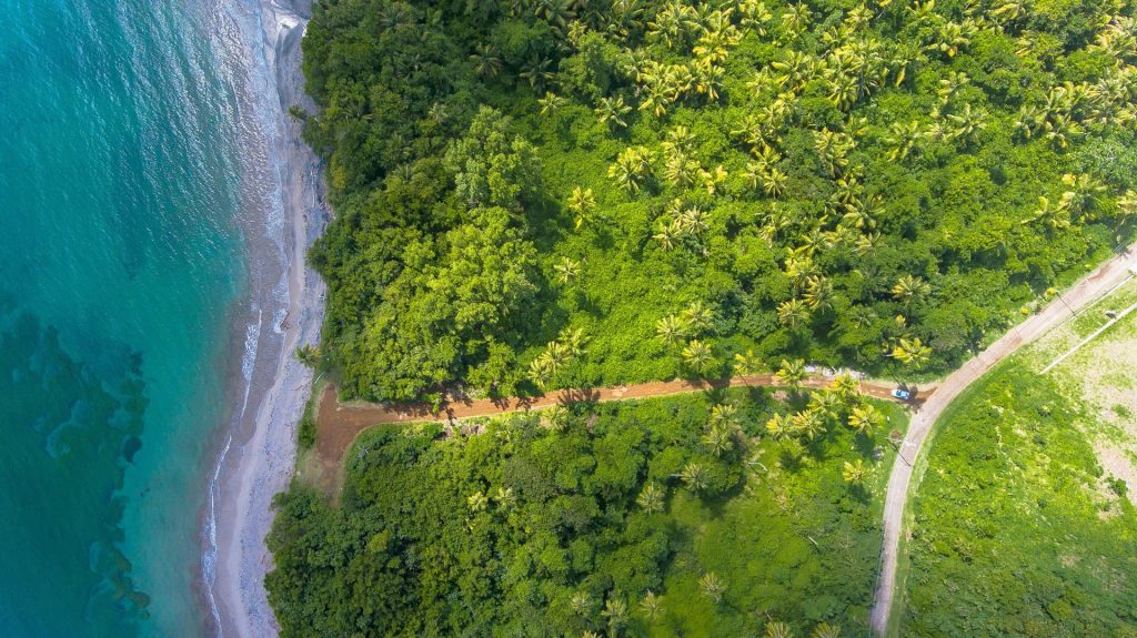 Aerial of Grenada’s countryside. Photo courtesy Hugh Whyte/Unsplash