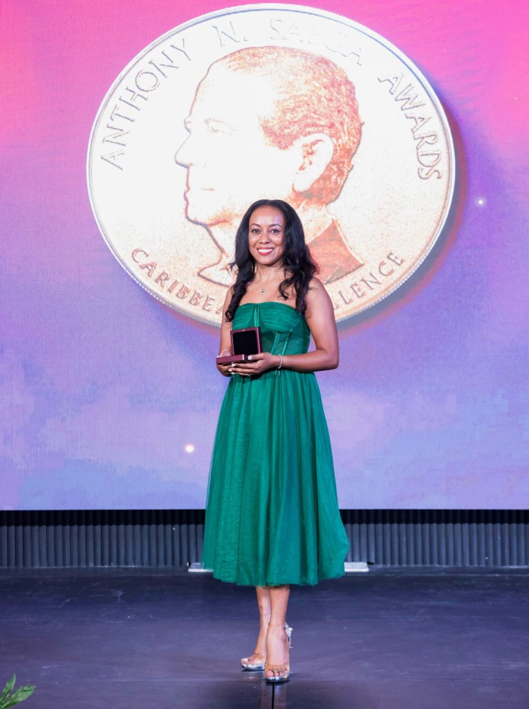 Dr Simone Badal McCreath is the 2025 ANSA Awards, Caribbean Excellence Laureate in Science & Technology. Photo courtesy ANSA Awards