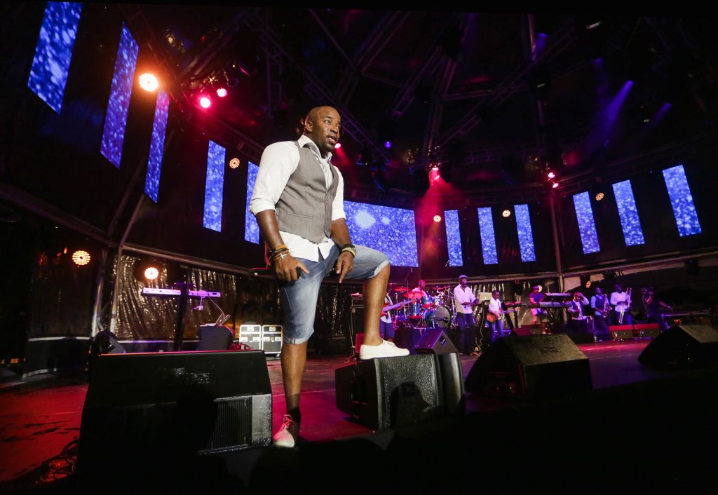 St Lucia’s first Groovy Soca Monarch winner Teddyson John has performed at the St Lucia Jazz Festival (current image), Stripped: The Teddyson John Experience (second image), and NPR’s Tiny Desk Concerts with Kes the Band (third image). Photo by Andrea de Silva
